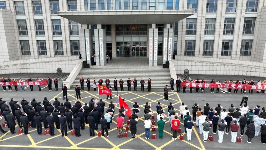 春暖花開，英雄歸來！葫蘆島市第二人民醫(yī)院支援綏中醫(yī)療隊凱旋而歸~(圖3)